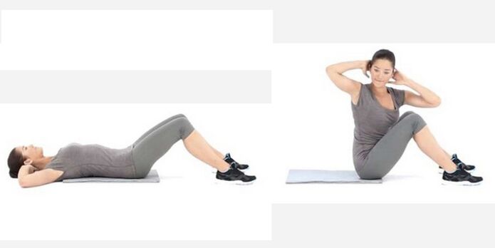 Ejercicio de flexión del torso